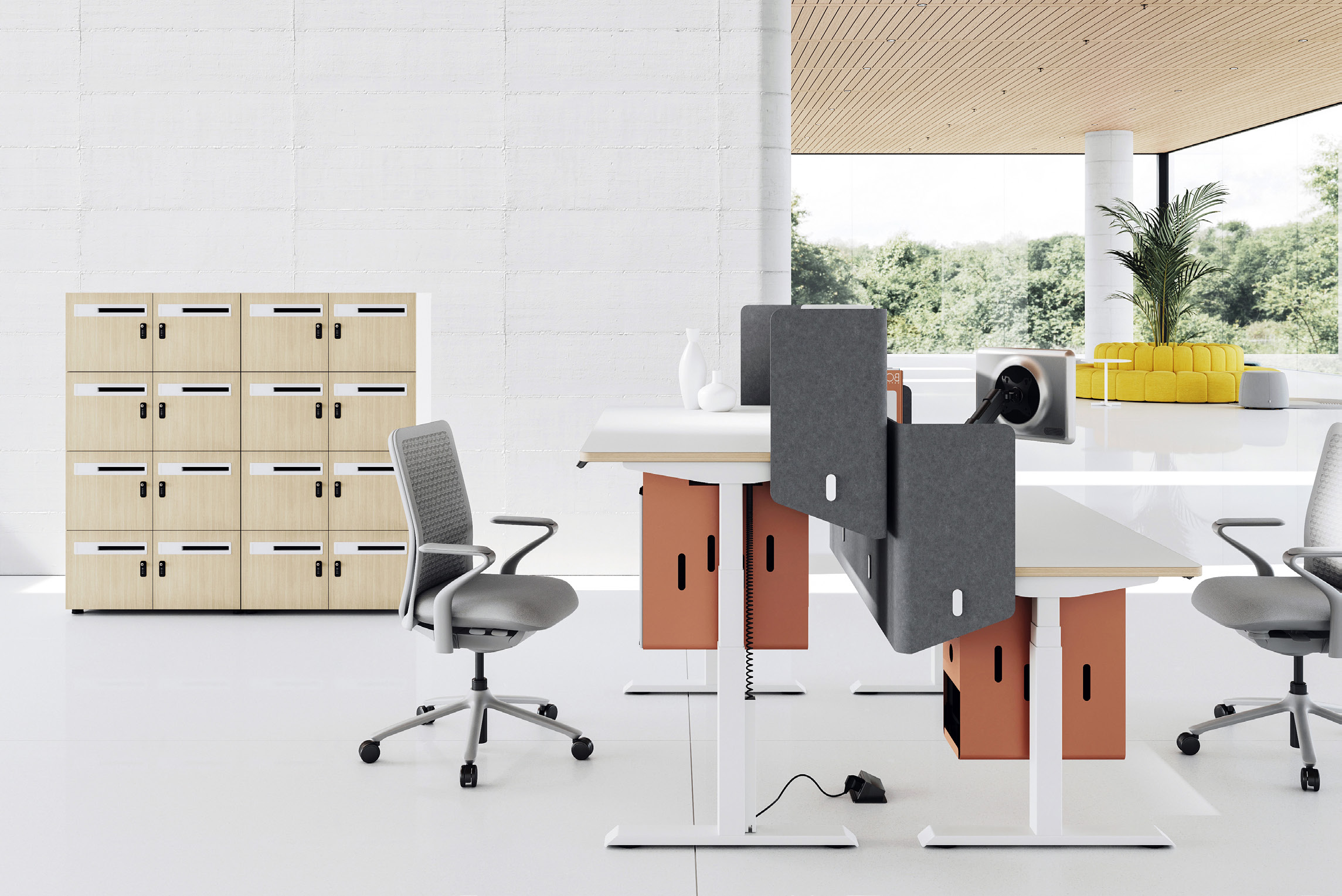 智能辦公新風(fēng)尚 電動(dòng)升降辦公桌與班臺升降會(huì)議桌